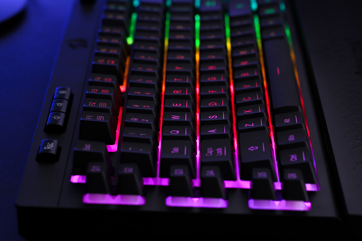 Full dynamic RGB backlighting