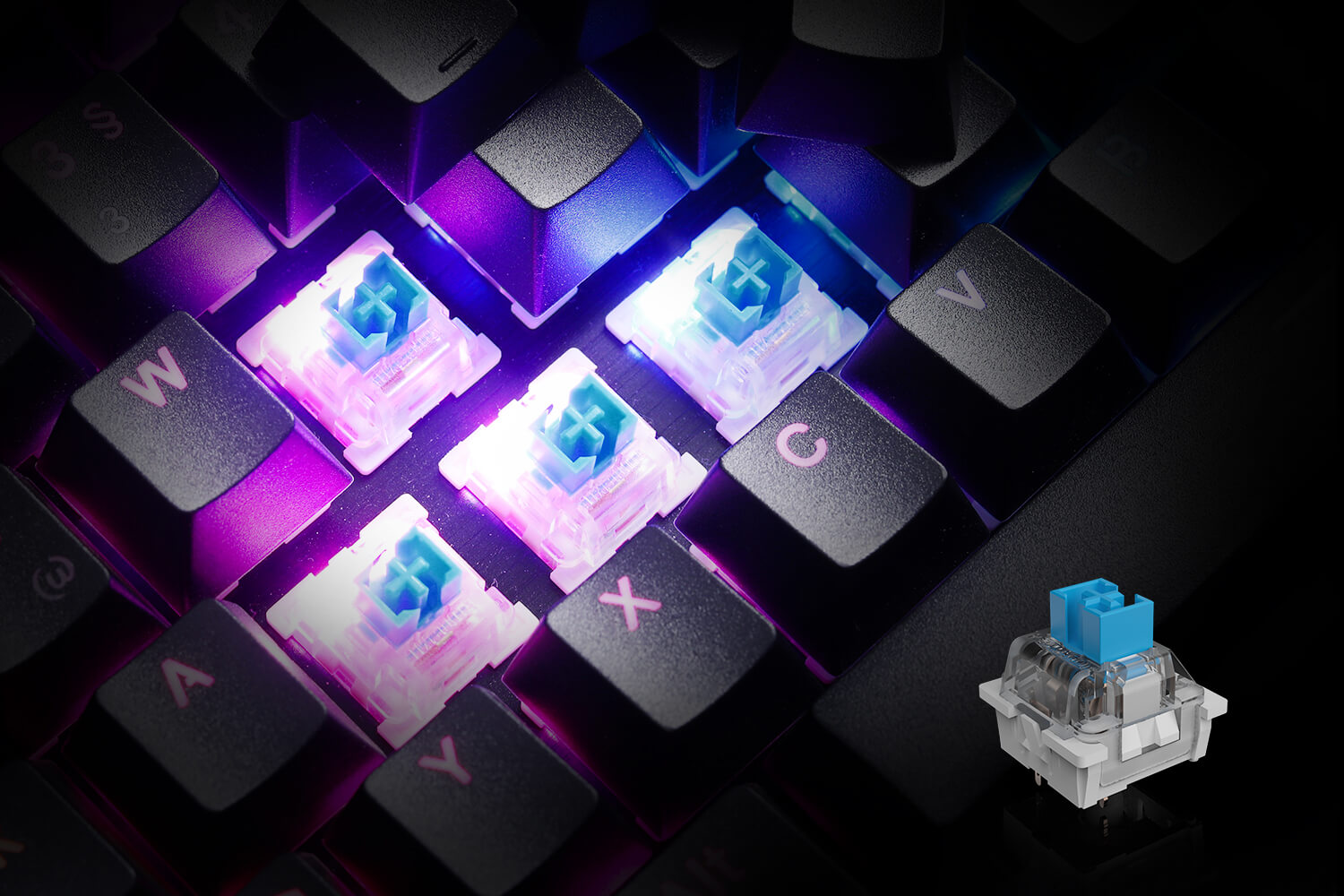 Redragon K561-RGB-DE VISNU 87 Tasten Mechanische Gaming Tastatur LED Beleuchtete Tastatur