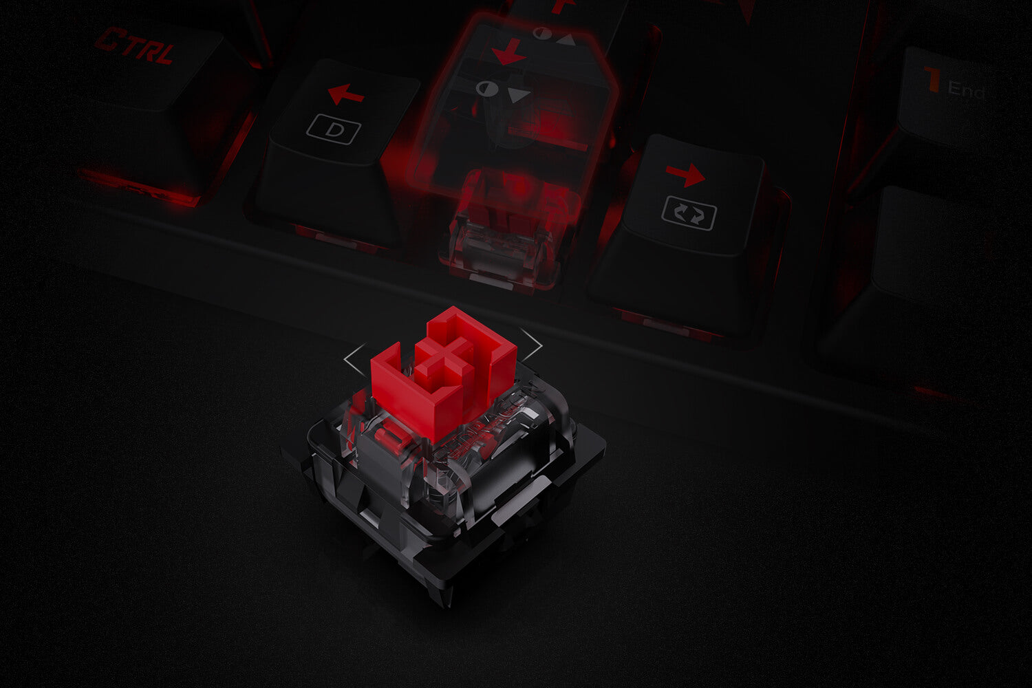 Professional Red Switches (Open-box)