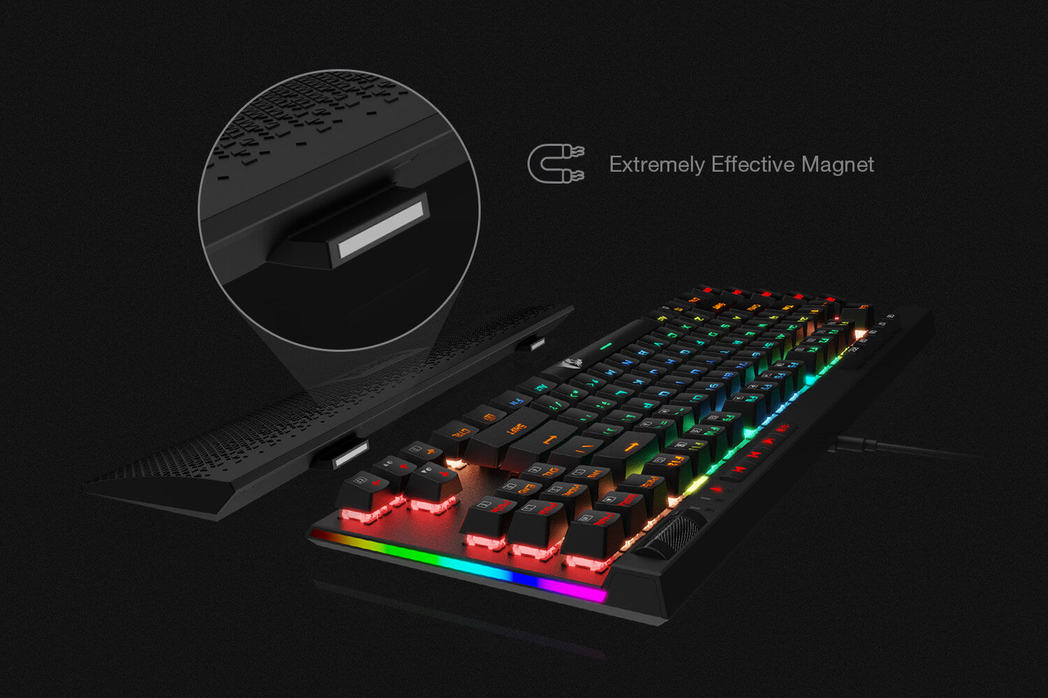 redragon k587 keyboard with Detachable Wrist Suport
