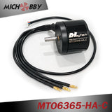 6355 170KV 190KV Brushless Outrunner Sensored Motor with Black Closed Cover IP54 Splash Waterproof for Esk8/Robotics