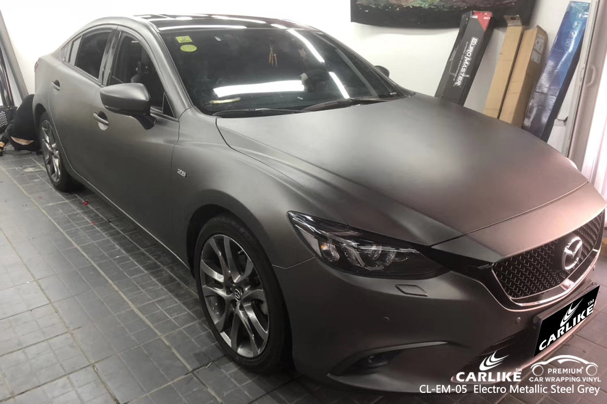 CARLIKE CL-EM-05 steel grey matte electro metallic vinyl wrapping car Adana Turkey