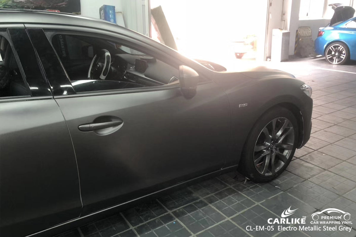 CARLIKE CL-EM-05 steel grey matte electro metallic vinyl wrapping car Adana Turkey