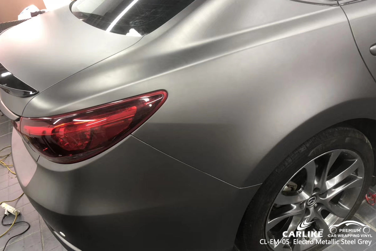 CARLIKE CL-EM-05 steel grey matte electro metallic vinyl wrapping car Adana Turkey