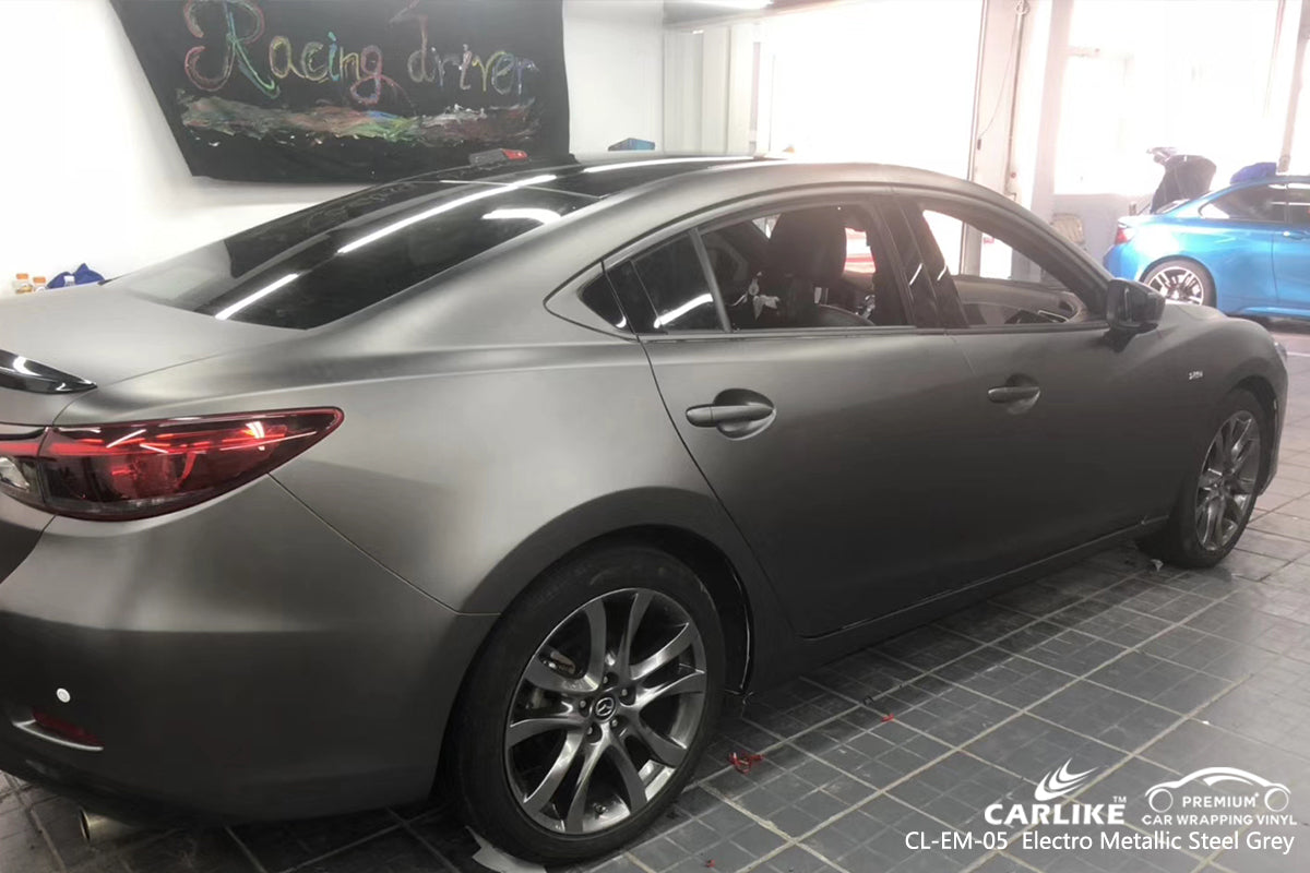 CARLIKE CL-EM-05 steel grey matte electro metallic vinyl wrapping car Adana Turkey