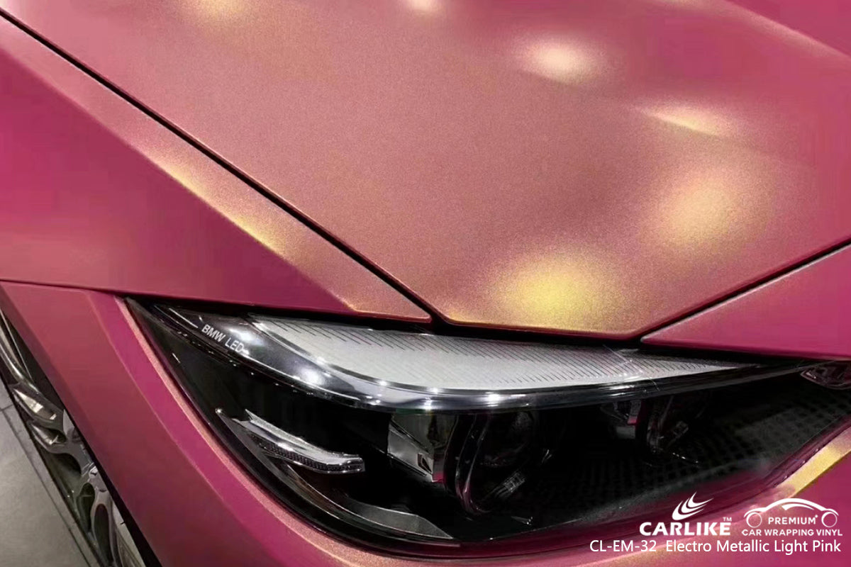 CARLIKE CL-EM-32 light pink matte electro metallic car vinyl wraps Bursa Turkey