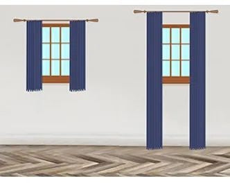 Maximise Your Home Space hang your curtain rod higher and wider