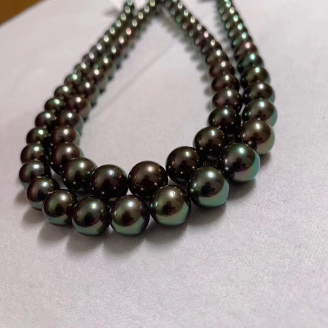 saltwater pearl sea pearls black pearl necklace
