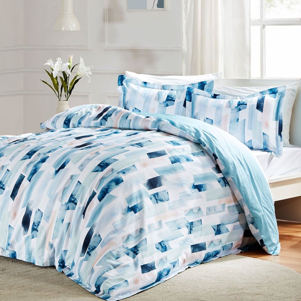 SleepZone,SleepBetter,Bedding,LetsDream,Cotton,Cottonnest,Pure,Love,Soft,Blue,NewComfort,HomeImprovement,DigitalPrintedBedding