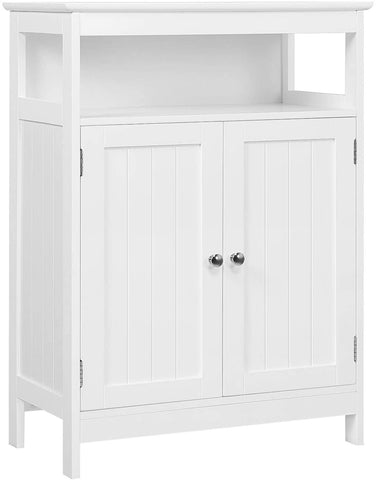 Yaheetech Wooden Bathroom Storage Floor Cabinet