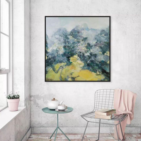 Wall decoration and green plants