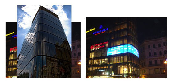 transparent LED display