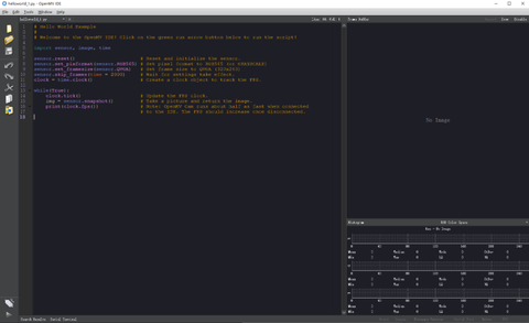 OpenMV IDE Interface