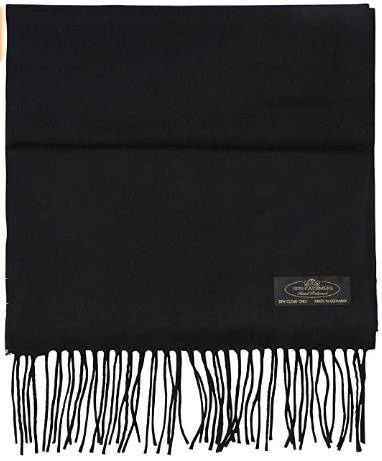 black cashmere scarf