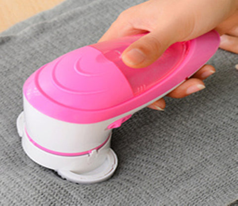 a pink cashmere pilling remover