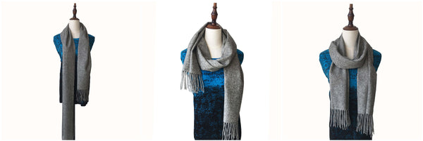 tie a scarf around once