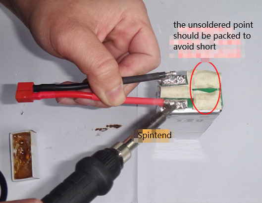 Avoid to be short, paste the solder pad firstly