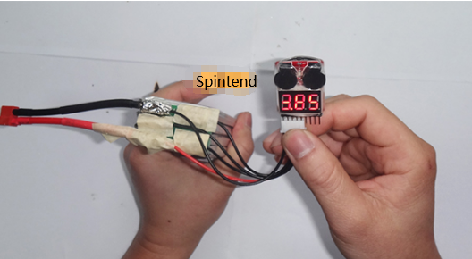 Use BB sound to test the cell voltage