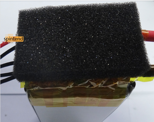paste foam in battery pack