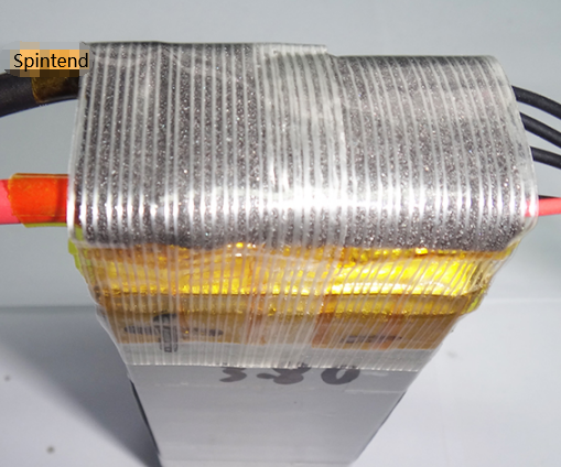 paste tape in diy battery pack