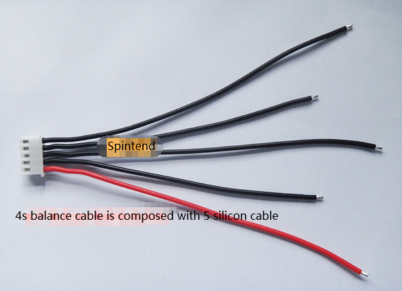 4S balance cable for DIY lithium battery