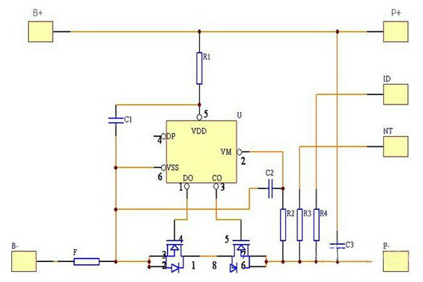 the BMS board working diagram