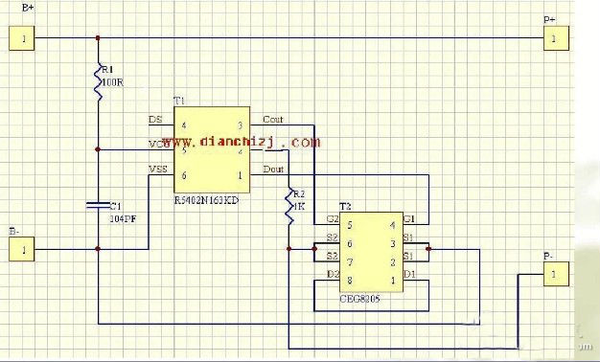 Lithium battery protection Circuit