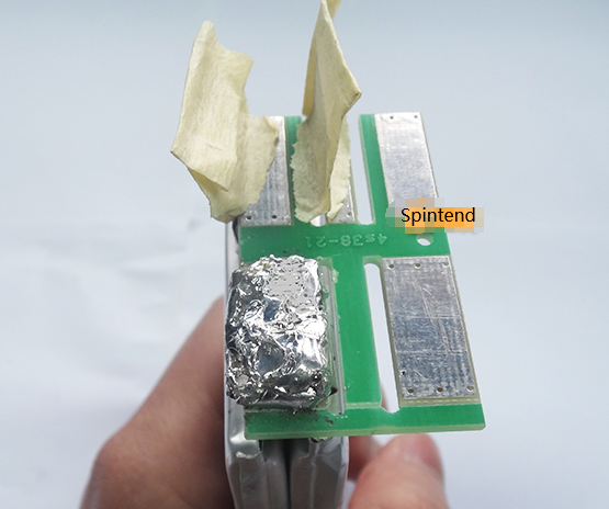 add more soldering tin in plate