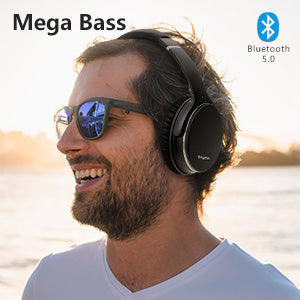 Man wearing Srhythm ANC headphones