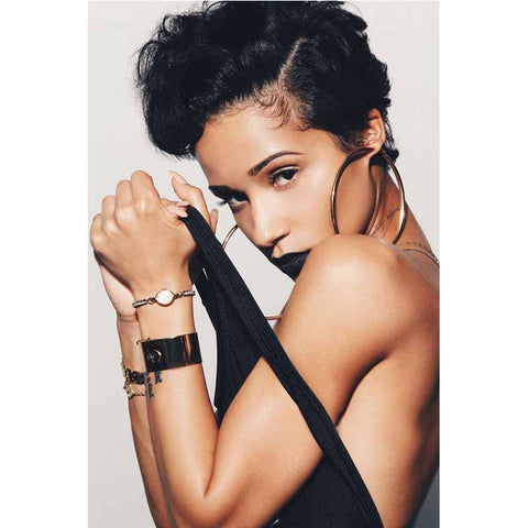 black curly pixie cut for african american
