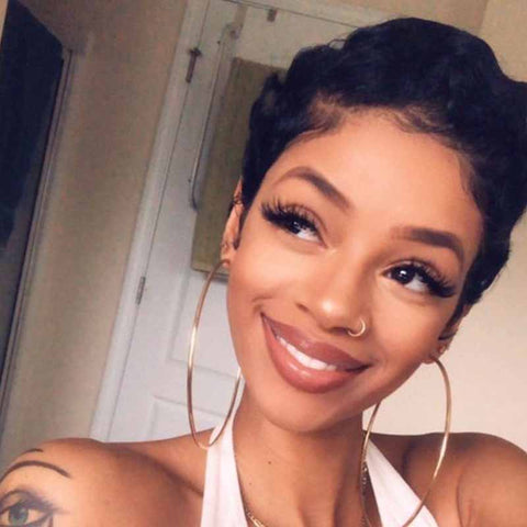 best black pixie cut hair style for black women