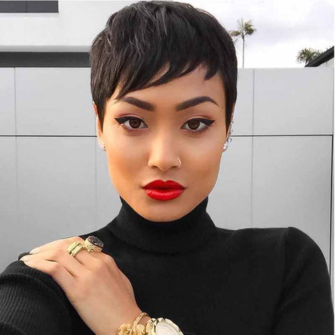 best black pixie cut for african american
