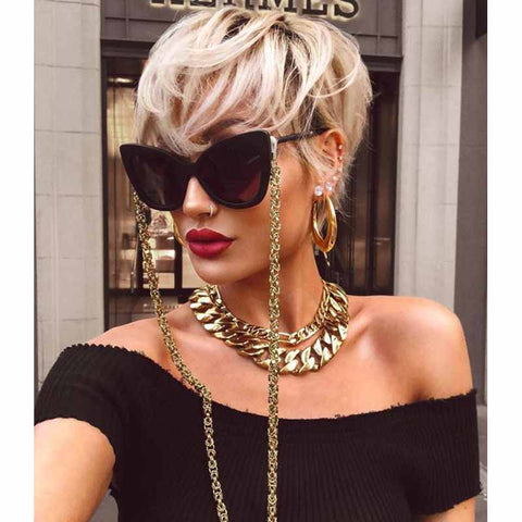 ombre pixie cut hairstyle for african american