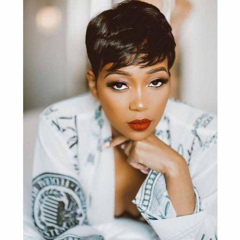 classic pixie cut for black women