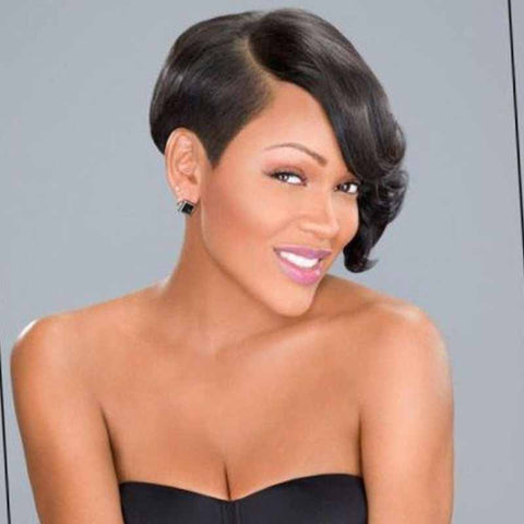 trendy black pixie cut hairstyle for black women