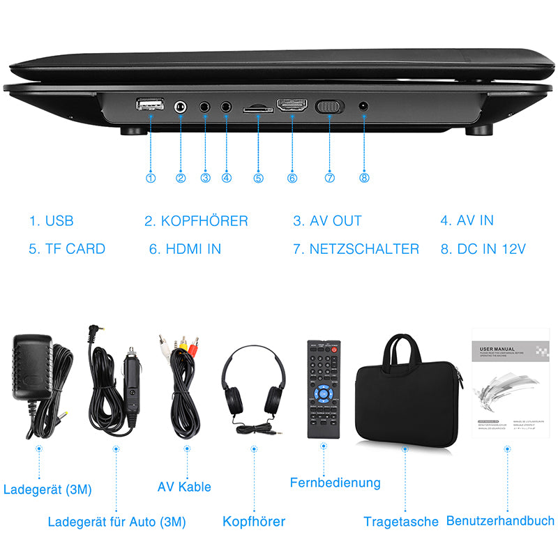 Tragbarer DVD-Player