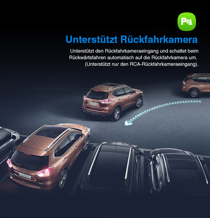 Pumpkin 2 Din Autoradio Android 9,0 Universal 7 Zoll Bildschirm Radio mit Navi Bluetooth, Unterstützt USB/SD Android Auto CarPlay DAB+ WIFI