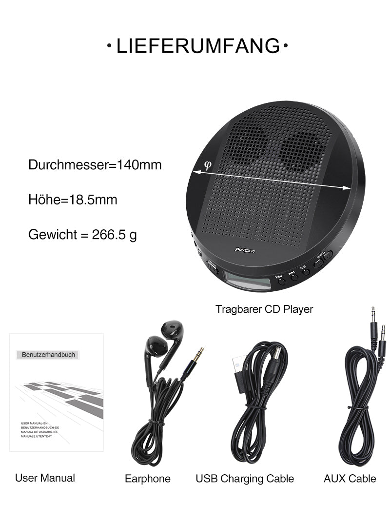 tragbarer cd player