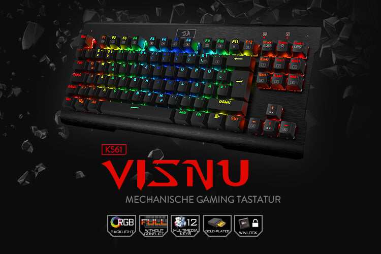 redragon visnu k561 de rgb