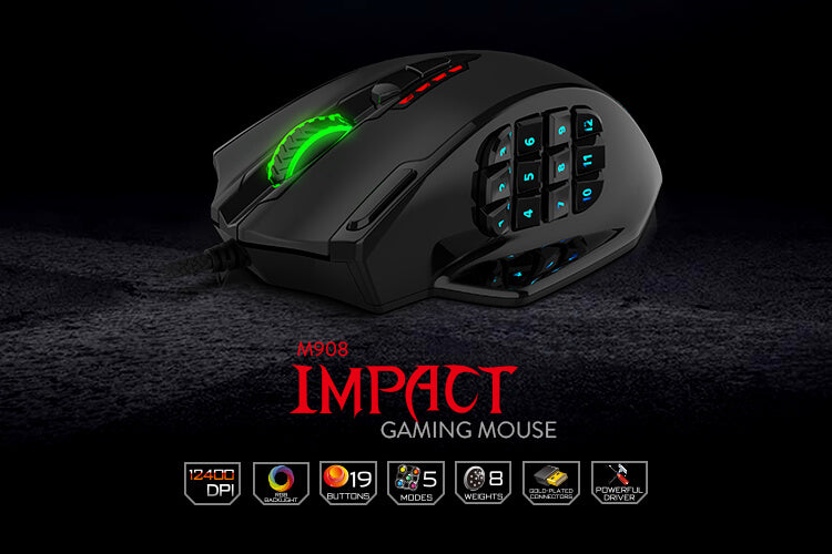 redragon m908 open-box mmo mouse software download