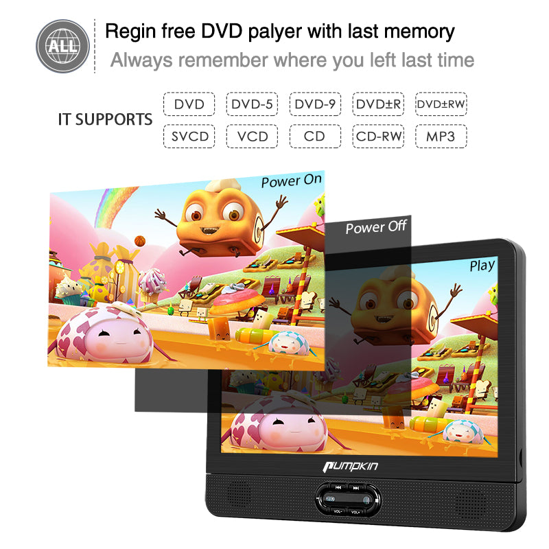 portable dvd player dual screen