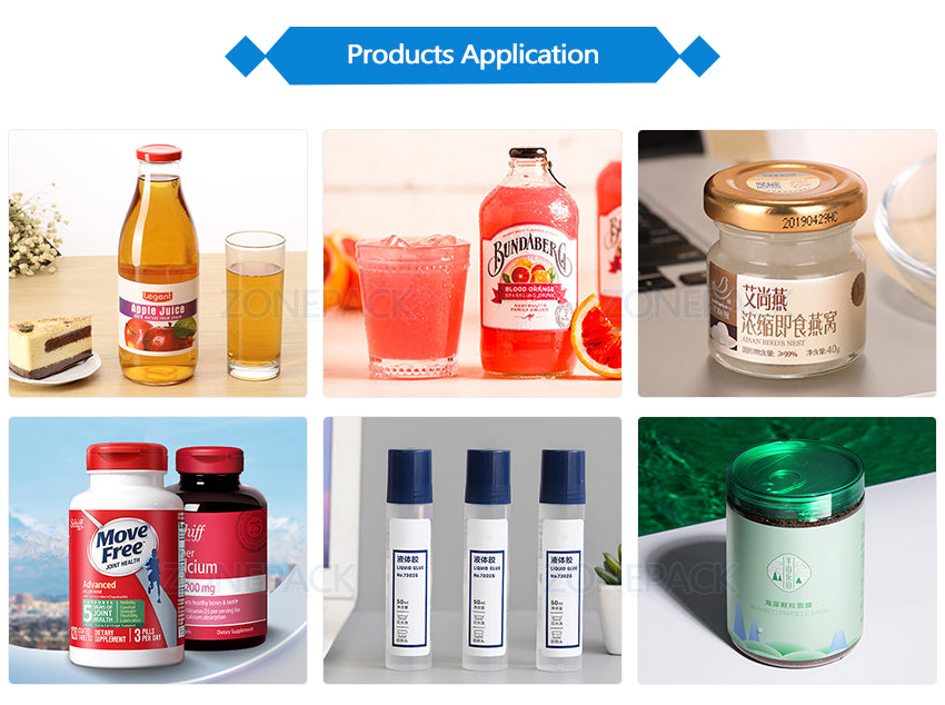 ZONESUN ZS-TB500 Automatic Round Bottle Labeling Machines With Printer