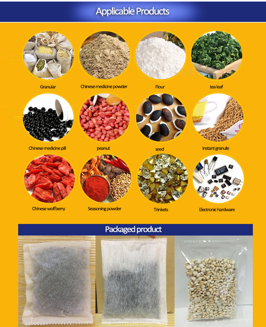 ZONEPACK Food Coffee Bean Grain Автоматическая взвешивающая упаковочная машина Машина для упаковки порошка в трехсторонние уплотнения с принтером даты