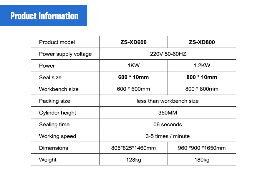 ZONEPACK ZS-XD600 Pouch Vacuum Heat Package Sealing Machine Manufacturers Semi Automatic Plastic Bags Packing Machine