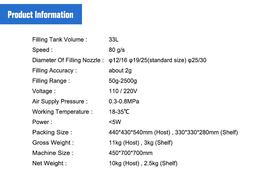 ZONEPACK Semi Automatic Paste Filling Machines Pneumatic Can Honey Cooking Oil Beverage Small Bottle Weighing Filling Machine