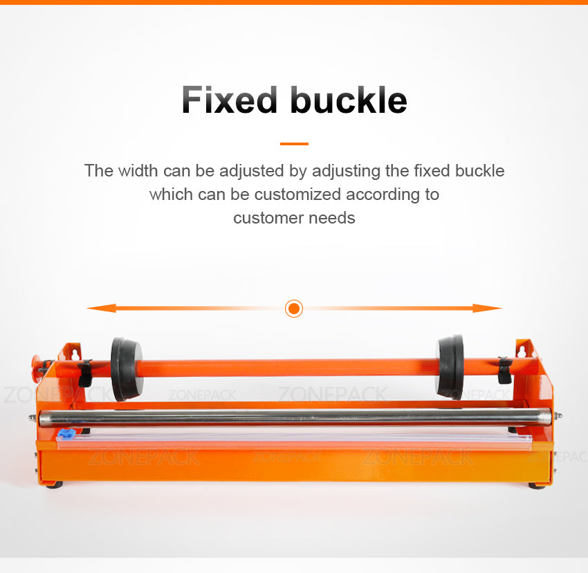 ZONEPACK Manual Stretch Film Wrapping Machine Dispenser Tools Pallet Packing Equipment Film Package Machinery