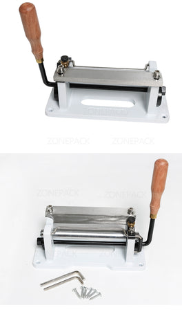 ZONESUN Manual Leather Skiver Machine Strap Splitter Handle Leather Peeling Tools