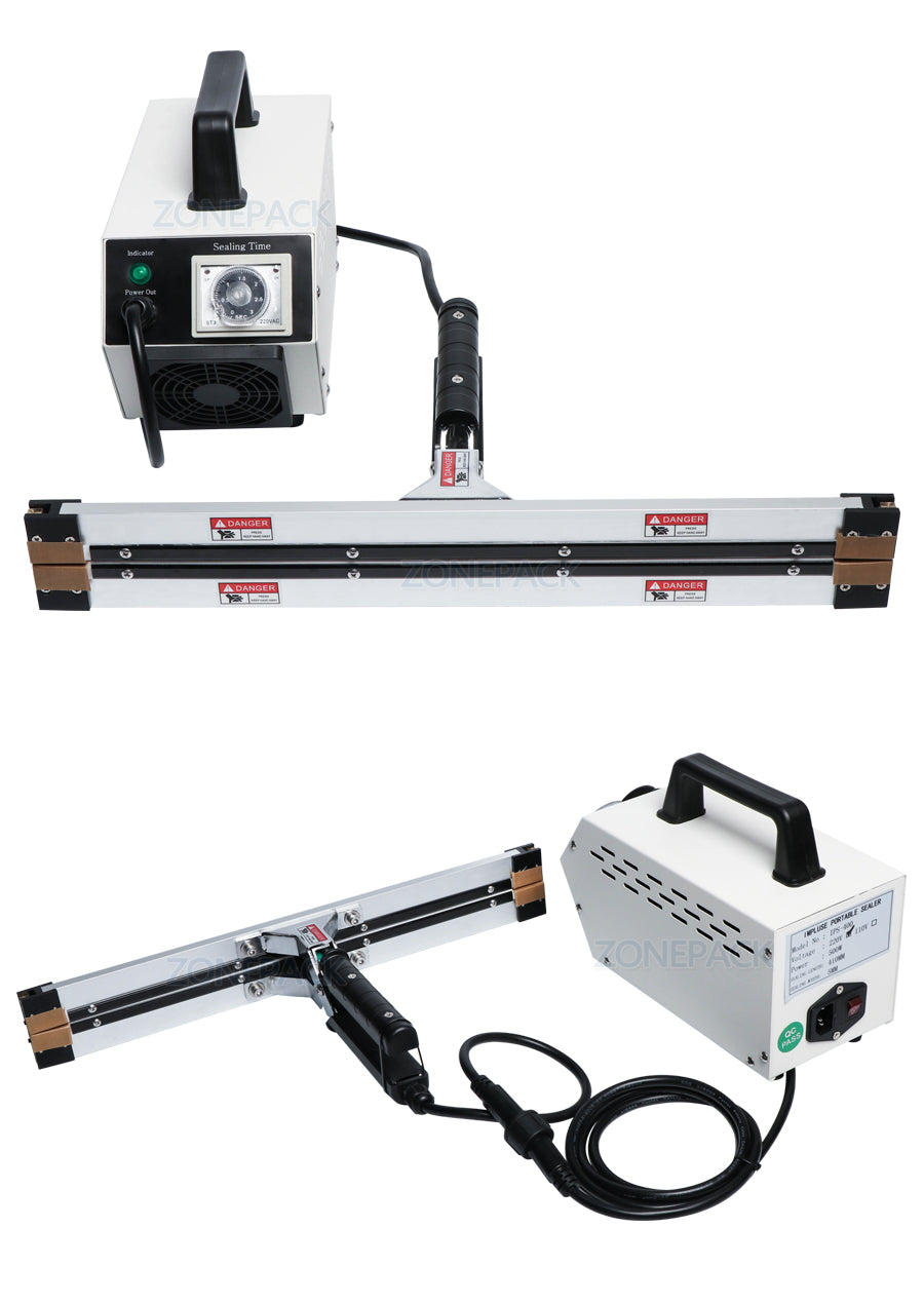 ZONESUN Aluminum Vacuum Composite Film Impulse Sealer Sealing Machine