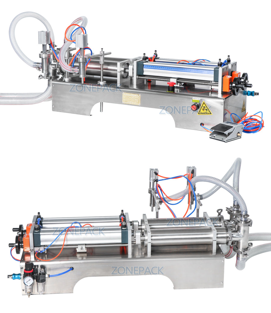 ZONESUN ZS-YT2 fully pneumatic dual-head liquid filling machine product detail