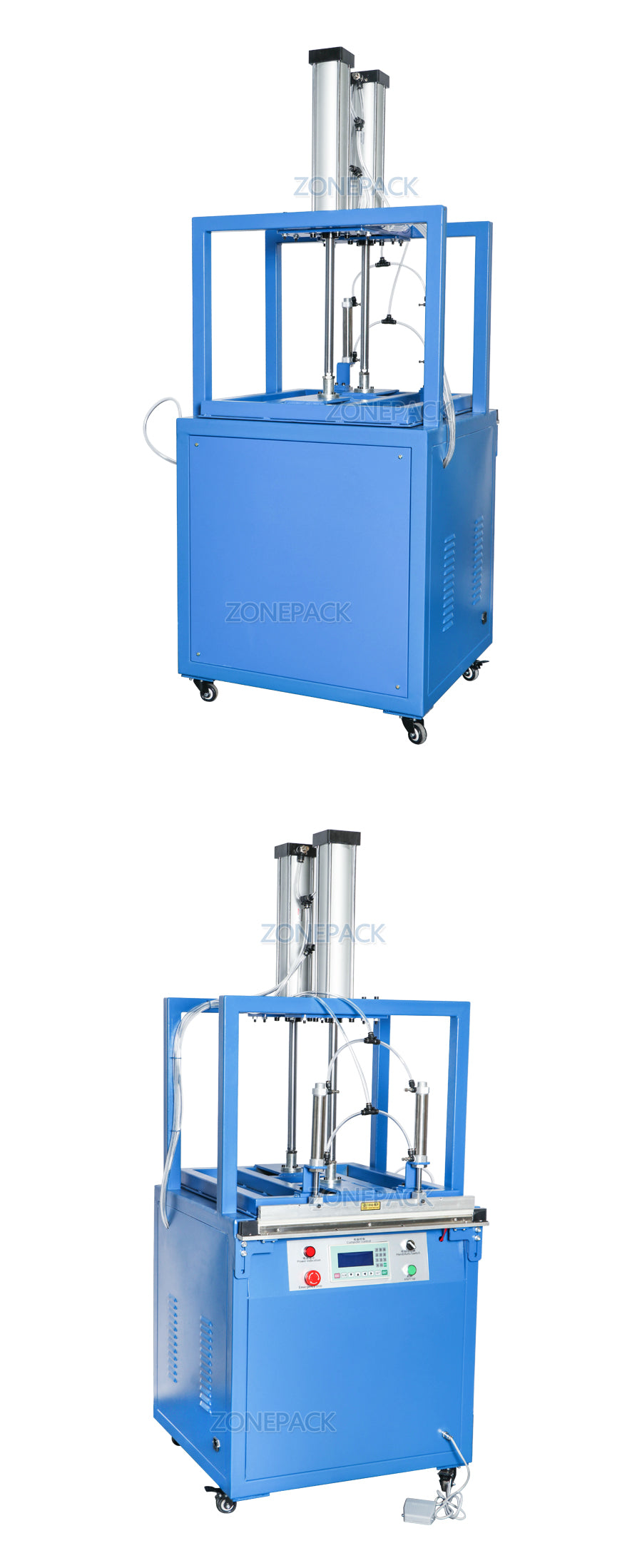 ZONEPACK ZS-XD600 Pouch Vacuum Heat Package Sealing Machine Manufacturers Semi Automatic Plastic Bags Packing Machine